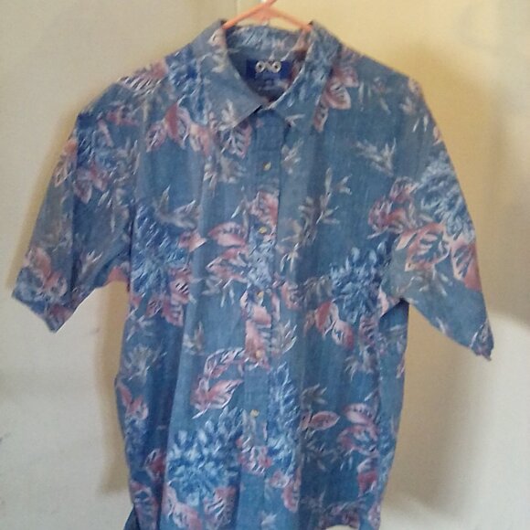Ono Men's Blue Floral Shirt - Picture 3 of 6